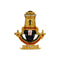 Giri Balaji Murti Multicolour Stone Balaji Idol/ Gold Polish Balaji Statue For Car